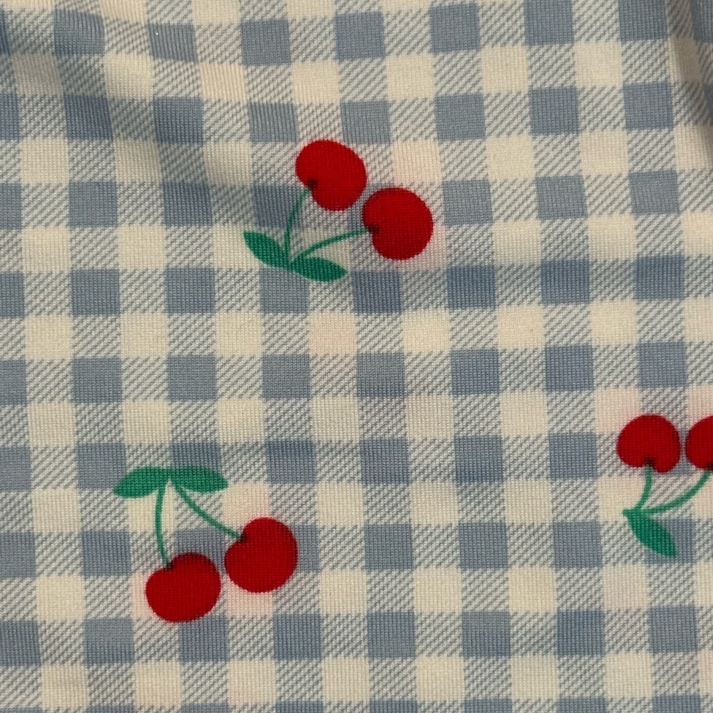 Btween sky blue cherries shorts outfit - Picture 5 of 6